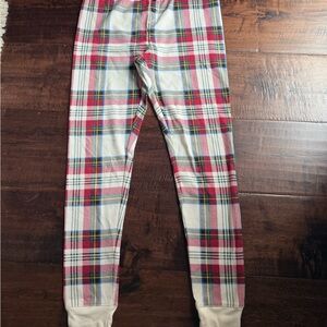 Old Navy Multicolor Christmas tartan Plaid Lounge‎ Pants holidays sz Medium